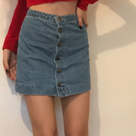 - AMERICAN APPAREL denim skirt - Picture 3 of 4